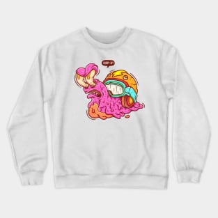 Racing Snail Funnny Crewneck Sweatshirt